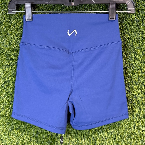 TLF Tempo 4 Inch Workout Shorts Small Oxford Blue - Picture 4 of 6